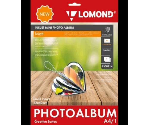 Lomond Inkjet Mini Album Small Heart Matte 32x40mm (Small)