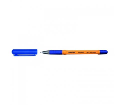 STANGER Ball Point Pens 0,7 finepoint Softgrip, blue, 1 pcs. 18000300056