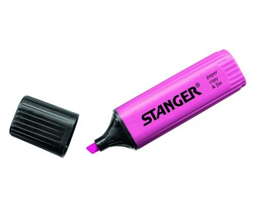 STANGER highlighter, 1-5 mm, pink, Box 10 pcs. ž180004000