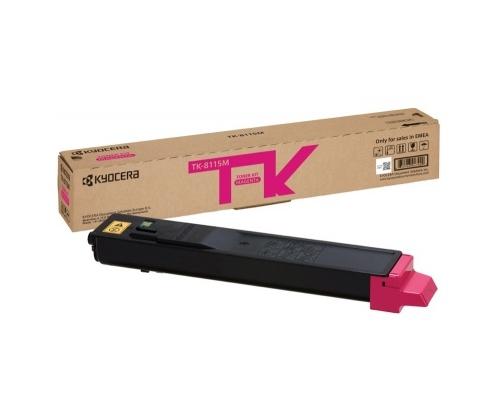 Kyocera TK-8115M Toner Cartridge, Magenta