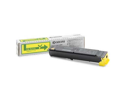 Kyocera TK-5215Y Toner Cartridge, Yellow