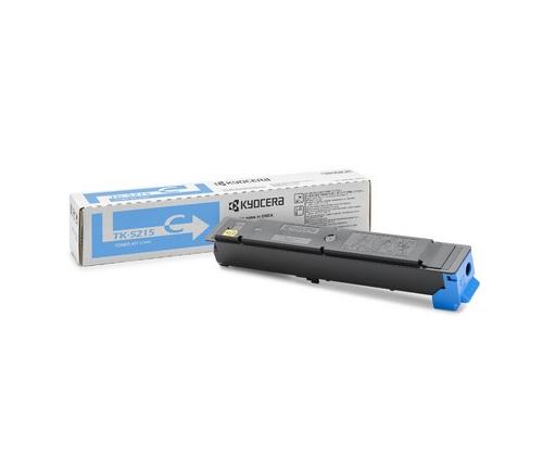 Kyocera TK-5215C Toner Cartridge, Cyan