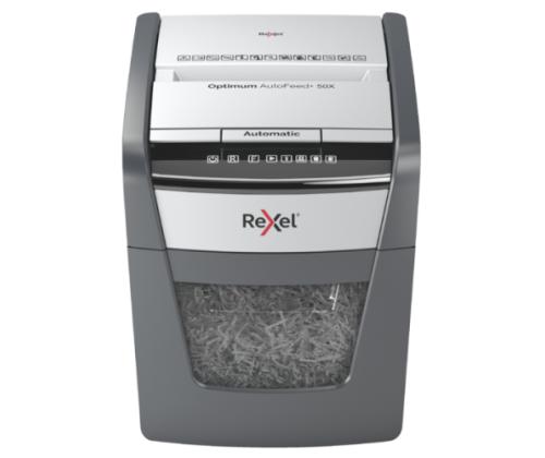 Shredder Rexel Optimum AutoFeed+ 50XP Cross Cut P4, 20l  (Replace Rexel Auto+ 60X)
