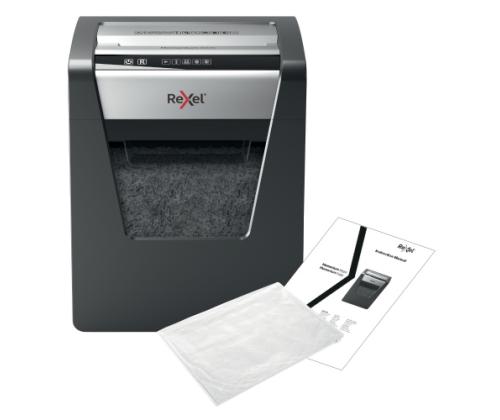 Rexel Momentum X415 Paper Shredder Cross shredding 4x40mm, P4, Grey/Black