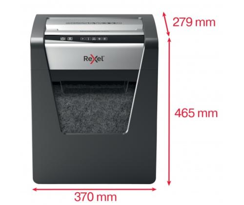 Rexel Momentum X415 Paper Shredder Cross shredding 4x40mm, P4, Grey/Black