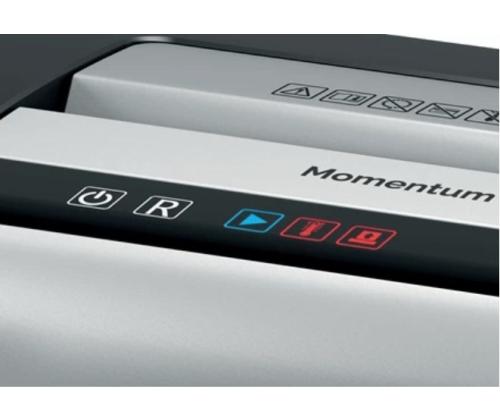 Rexel Momentum X415 Paper Shredder Cross shredding 4x40mm, P4, Grey/Black