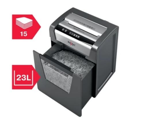 Rexel Momentum X415 Paper Shredder Cross shredding 4x40mm, P4, Grey/Black