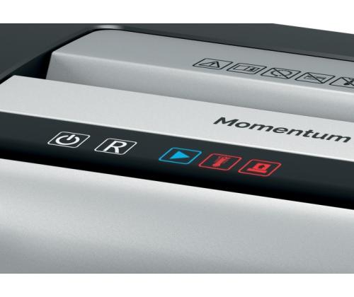 Rexel Momentum X415 Paper Shredder Cross shredding 4x40mm, P4, Grey/Black