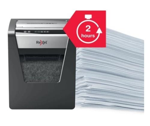 Rexel Momentum X415 Paper Shredder Cross shredding 4x40mm, P4, Grey/Black (SPEC)