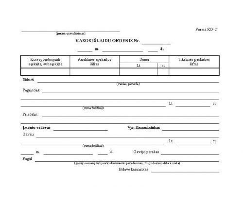 Cash out warrants, A5 (100)  0720-043