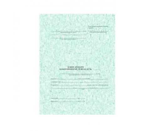 Journal of Cashier Operations EKA, A4, Vertical (74)  0720-031