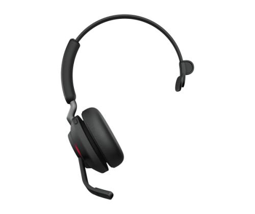 Jabra Evolve2 65 MS Mono Link390a Wireless Headset, Bluetooth, USB-A, Black