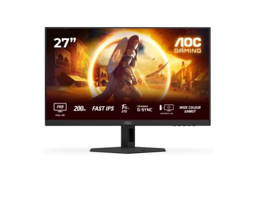 AOC G4 27G4HRE Monitor 27'' Fast IPS FHD 1920x1080, 1 ms, 300 cd/m2, 200 Hz, Black