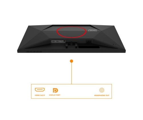 AOC G4 27G4HRE Monitor 27'' Fast IPS FHD 1920x1080, 1 ms, 300 cd/m2, 200 Hz, Black