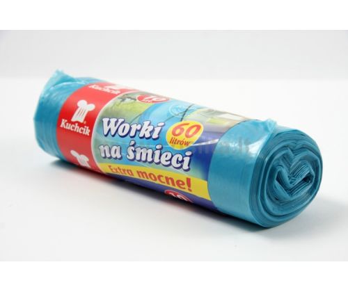 Trash Bags, 60l/10pcs., 28 Mikron