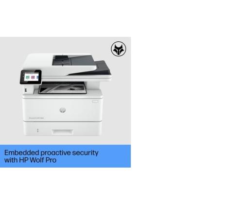 HP LaserJet Pro MFP 4102dw Printer Laser B/W MFP A4 40 ppm USB Wi-Fi Ethernet LAN