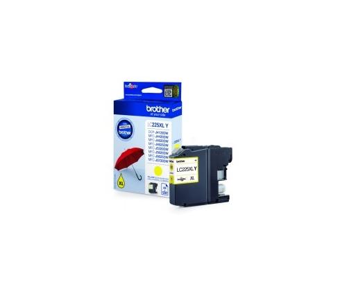 Brother LC25XL (LC225XLY) Ink Cartridge, Yellow