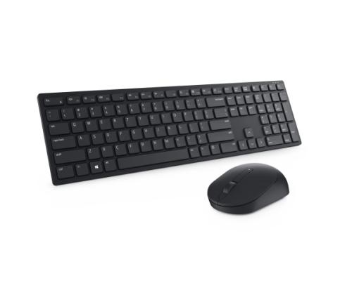 Dell Pro KM5221W Wireless Keyboard and Mouse, RF Wireless, US Int, Black