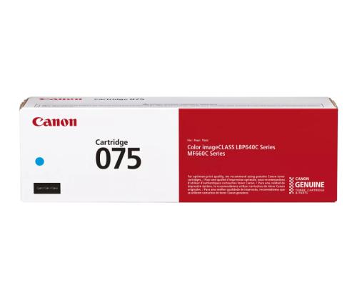Canon CRG 075 C (6364C002) Toner Cartridge, Cyan