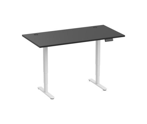Adjustable Height Table Up Up Bjorn II White, Table top M Black