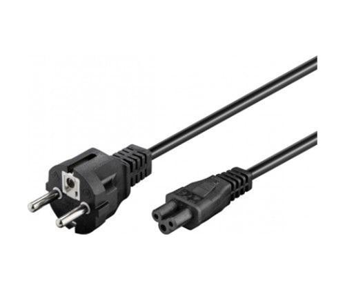 Goobay 93586 Power Cord CEE 7/7 (Type-F) to C5, 1.8 m, Black