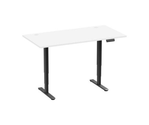 Adjustable Height Table Up Up Bjorn II Black, Table top L White