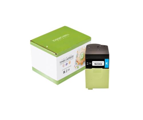Compatible Static Control Lexmark 78C2XC0 Toner Cartridge, Cyan