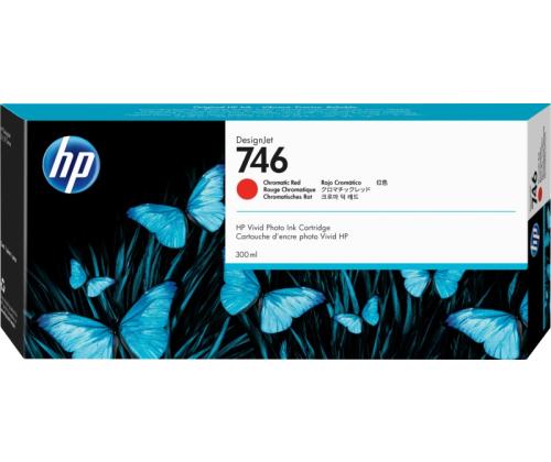 HP 746 (P2V81A) Ink Cartridge, Chromatic Red