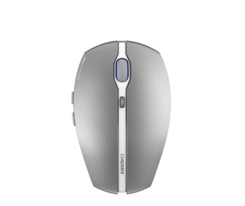 Cherry GENTIX BT (JW-7500-20) Wireless Mouse, Bluetooth, 2000 DPI, Frosted Silver