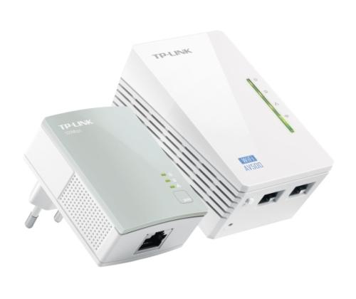TP-Link TL-WPA4220 KIT AV600 Powerline 300Mbps Wi-Fi Extender Kit