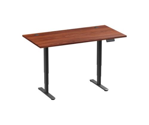 Adjustable Height Table Up Up Bjorn II Black, Table top M Dark Walnut