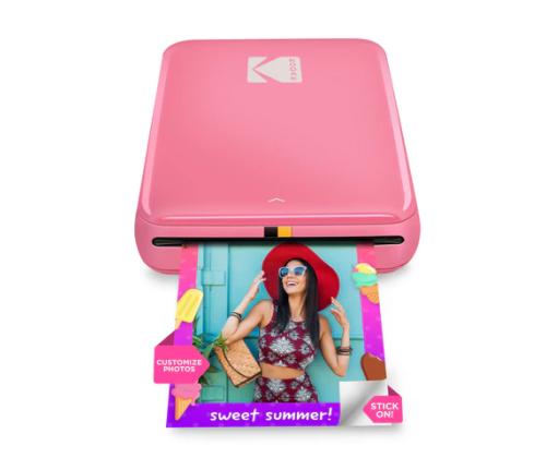 Kodak STEP Instant Mobile Photo printer Colour ZINK 2x3'' 1 ppm, Bluetooth, Pink