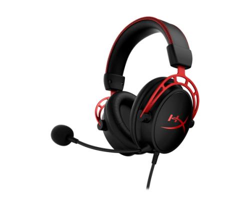 HyperX Cloud Alpha Wired Gaming Headset 3.5 mm jack, Black-Red