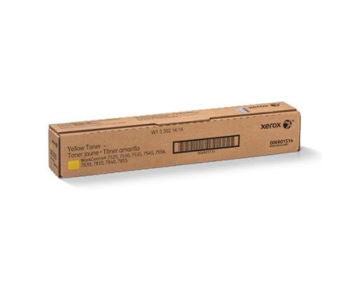Xerox WorkCentre 7525, 7530, 7535, 7545, 7556 (006R01514) Toner Cartridge, Yellow