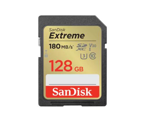 SanDisk Extreme SDXC Memory Card 128GB UHS-I