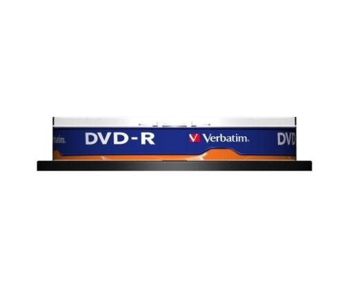 Verbatim 43523 DVD-R AZO 4.7GB 16X Matt Silver Surface Discs (10 pcs/Pack)