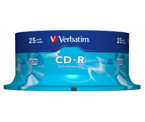 Verbatim 43432 CD-R 700MB 52X Extra Protection Surface Discs (25 pcs/Pack)