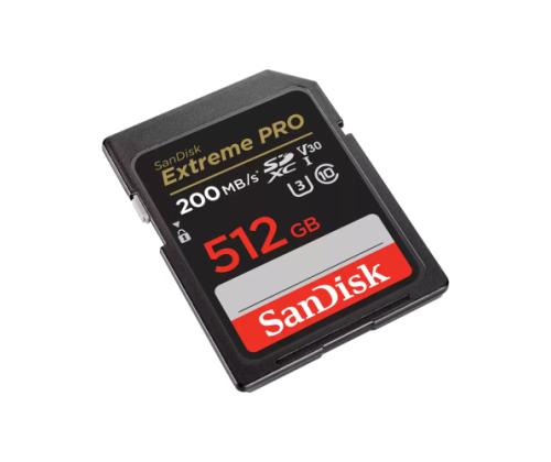 SanDisk Extreme PRO SDXC Memory Card 512GB UHS-I