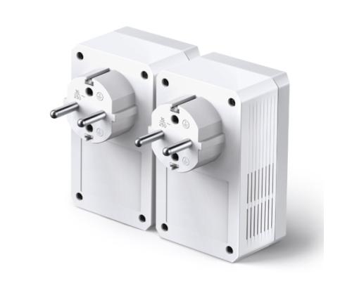 TP-Link TL-PA4010P KIT AV600 Passthrough Powerline 600 Starter Kit Adapter Kit