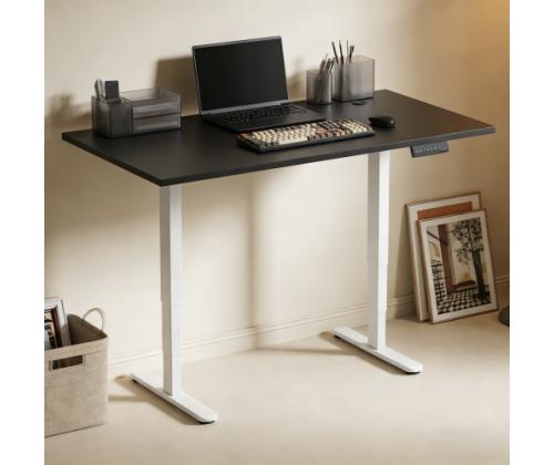 Adjustable Height Table Up Up Bjorn II White, Table top M Black