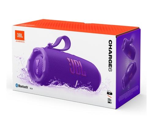 JBL Charge 6 Portable Speaker, Bluetooth, Purple