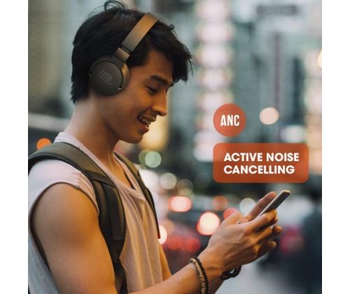 JBL Tune 660NC Wireless Headphones, Bluetooth, 3.5mm jack, Black