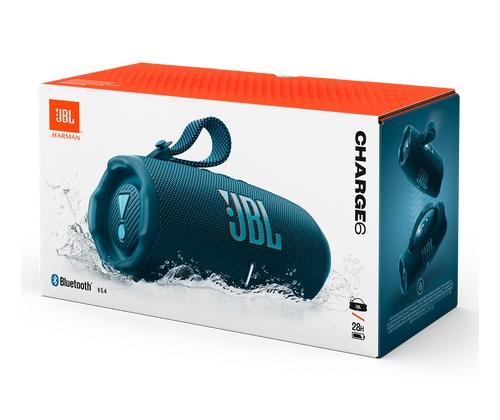 JBL Charge 6 Portable Speaker, Bluetooth, Blue