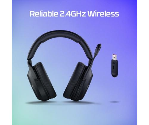 HyperX Cloud Stinger 2 Wireless Gaming Headset, Black