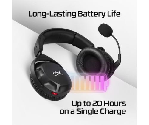 HyperX Cloud Stinger 2 Wireless Gaming Headset, Black