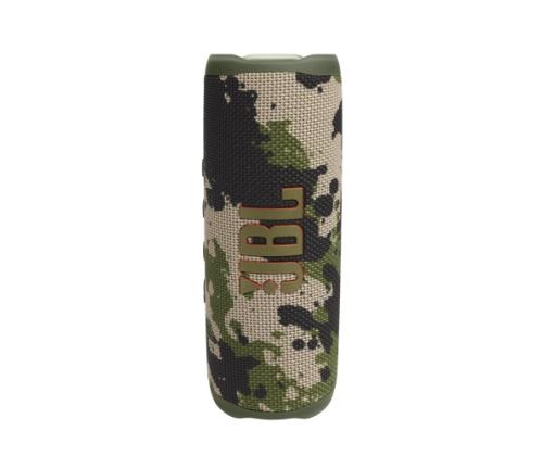 JBL Flip 6 Portable Speaker, Wireless, Bluetooth, Squad (Camouflage)