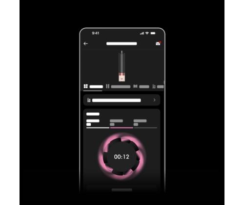 Dyson HS09 Airwrap Co-anda2x Straight+Wavy Hair Multi-Styler, Ceramic Pink/Rose Gold