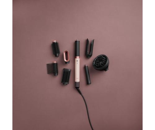 Dyson HS09 Airwrap Co-anda2x Straight+Wavy Hair Multi-Styler, Ceramic Pink/Rose Gold