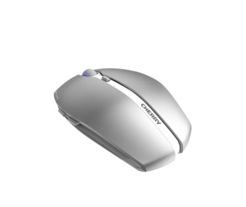 Cherry GENTIX BT (JW-7500-20) Wireless Mouse, Bluetooth, 2000 DPI, Frosted Silver