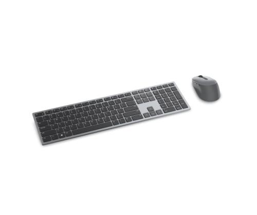Dell Premier Multi-Device KM7321W Wireless Keyboard and Mouse, RF Wireless+Bluetooth, US, Titan grey